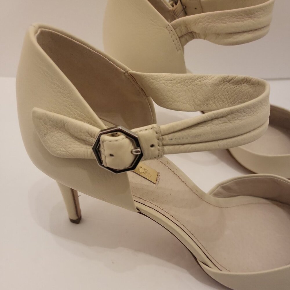Louise at Cie Heels Ankle Strap Stiletto Heel Closed Toe - Picture 5 of 10